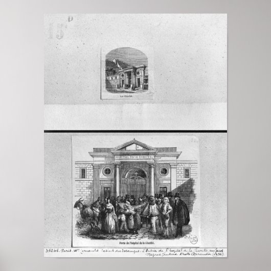 Poster Hôpital de la Charite (Devant)