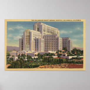 Poster Hôpital Général du comté de LA