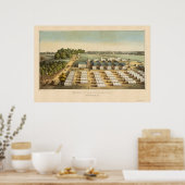 Poster Hôpitaux de Mount Pleasant à Washington, DC 1862 (Cuisine)