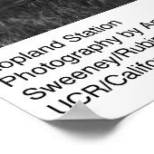 Poster Hopland Station par Ansel Adams (Coin)