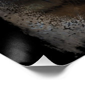 Poster Hopping Kangaroo & Pleine lune (Coin)