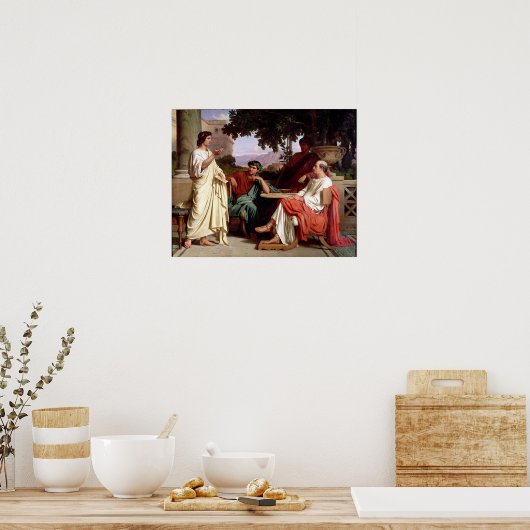 Poster Horace, Virgile et Varius (Cuisine)