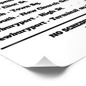 Poster Horaire de l'autobus d'Innsmouth Joe Sargent (Coin)