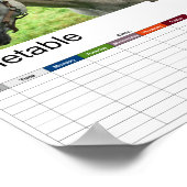 Poster Horaire Horsehead 005 (Coin)