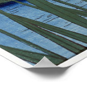 Poster Horikiri Iris Garden 1857 imprimé de blocs de bois (Coin)