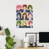 Poster Horimiya Anime (Bureau à domicile)