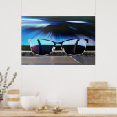 Poster Horizon à travers les lunettes (Cuisine)