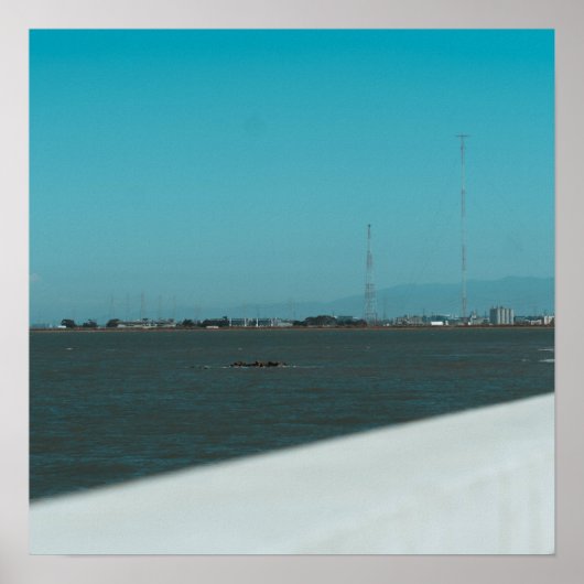 Poster Horizon Bleu (Devant)