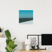 Poster Horizon Bleu (Bureau à domicile)
