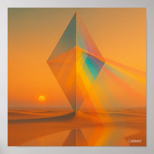 Poster Horizon Chromatique (Devant)
