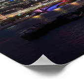 Poster Horizon de Londres la nuit (Coin)