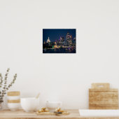 Poster Horizon de Londres la nuit (Cuisine)