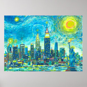 Poster Horizon de Manhattan