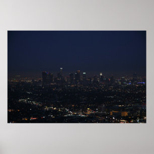 Poster Horizon de nuit de Los Angeles