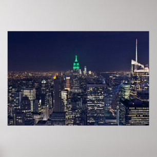 Poster Horizon de nuit de New York