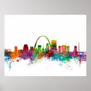 Poster Horizon de St Louis Missouri