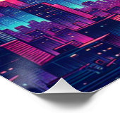 Poster Horizon de Synth City (Coin)