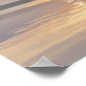Poster Horizon Doré au Crépuscule (Coin)
