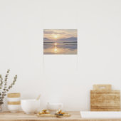 Poster Horizon Doré au Crépuscule (Cuisine)