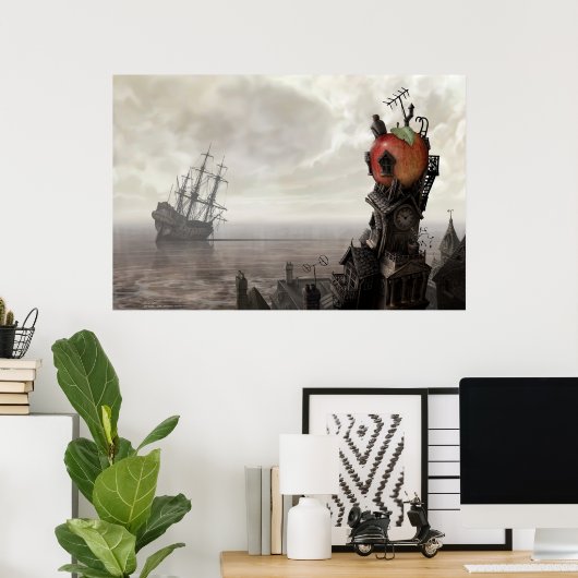 Poster Horizon Dream par J. Matthew Root (Bureau à domicile)