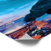 Poster Horizon enflammé (Coin)