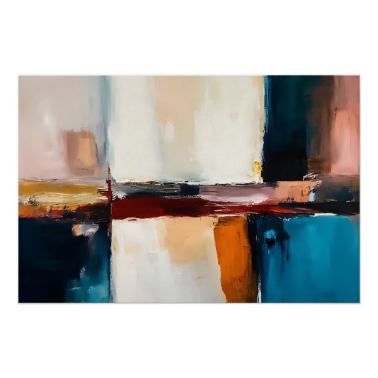 Poster Horizon Fragmenté (Devant)