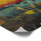 Poster Horizon Fragmenté (Coin)