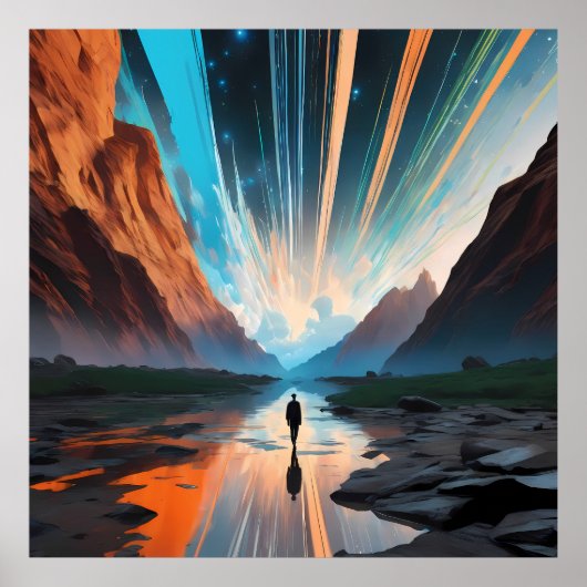 Poster Horizon infini (Devant)