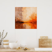 Poster Horizon lointain (Cuisine)