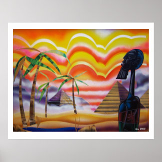 Poster Horizon nubien