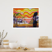 Poster Horizon nubien (Cuisine)