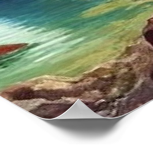 Poster Horizon Ouest interdit (Coin)