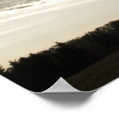Poster Horizon Sky avec nuages (Coin)