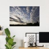 Poster Horizon Sky avec nuages (Bureau à domicile)