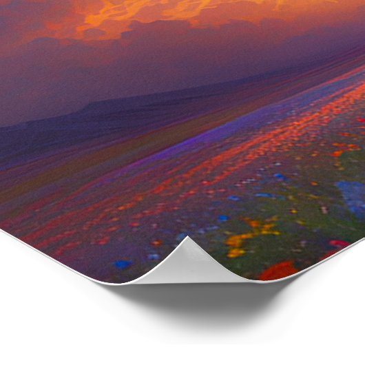 Poster Horizon Sunset Stormy (Coin)