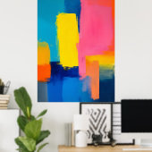 Poster Horizon vibrant (Bureau à domicile)