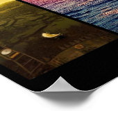 Poster Horizon vue de venus la lune de terre mars titan (Coin)