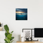 Poster Horizons au-dessus et au-dessous (Bureau à domicile)