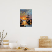 Poster Horizon's Call, Ship Leave Port (Cuisine)