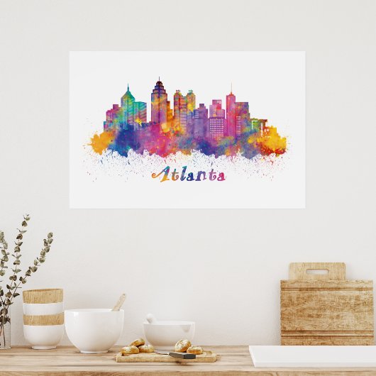Poster horizonte de atlanta (Cuisine)
