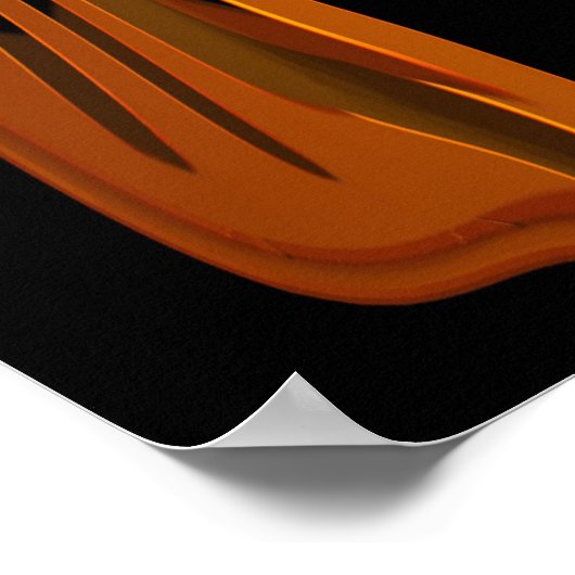 Poster horloge (Coin)