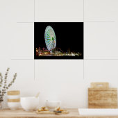 Poster Horloge 21 (Cuisine)