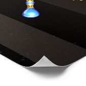 Poster Horloge à vapeur avec libellule mécanique (Coin)