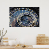 Poster Horloge astronomique (Cuisine)
