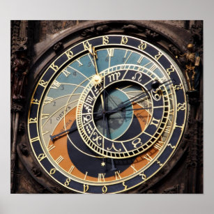 Poster Horloge Astronomique À Praque