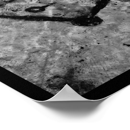 Poster Horloge congelée (Coin)