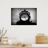 Poster Horloge de la vieille ville (Cuisine)