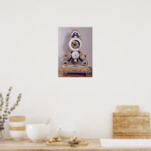 Poster Horloge décimale et double décimale (Cuisine)