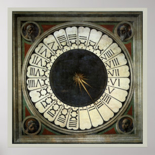 Poster Horloge du Duomo par Paolo Uccello