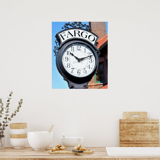 Poster Horloge du fret (Cuisine)